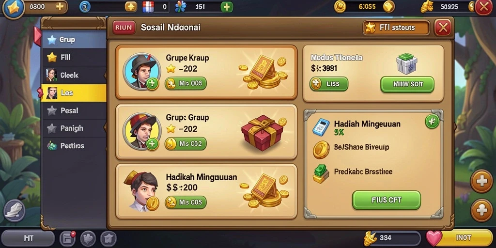Level yang menantang dengan banyak rintangan.