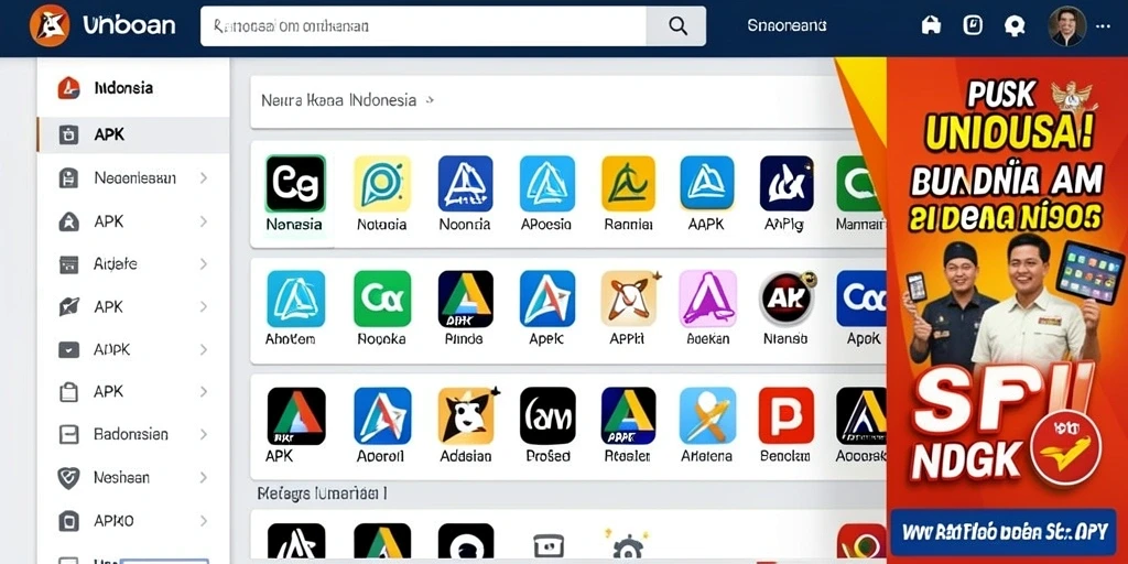 Screenshot aplikasi ADAM77 menunjukkan karakter yang dapat dikustomisasi.