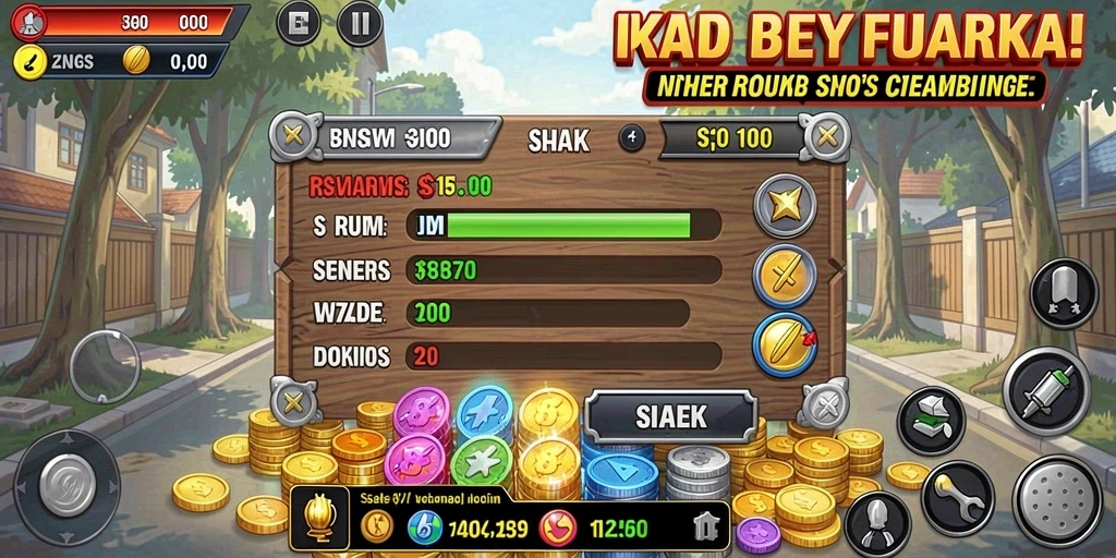 Screenshot menampilkan leaderboard yang kompetitif.