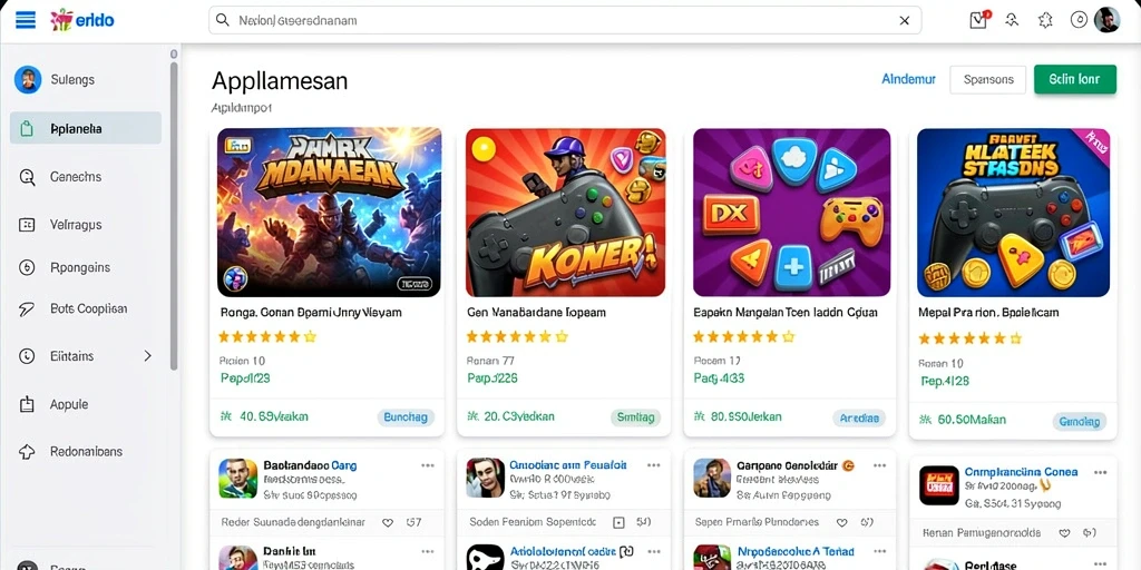 Ruang permainan yang penuh dengan tantangan menarik.