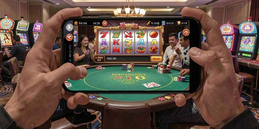 Visual menawan dari lingkungan permainan DMD686.