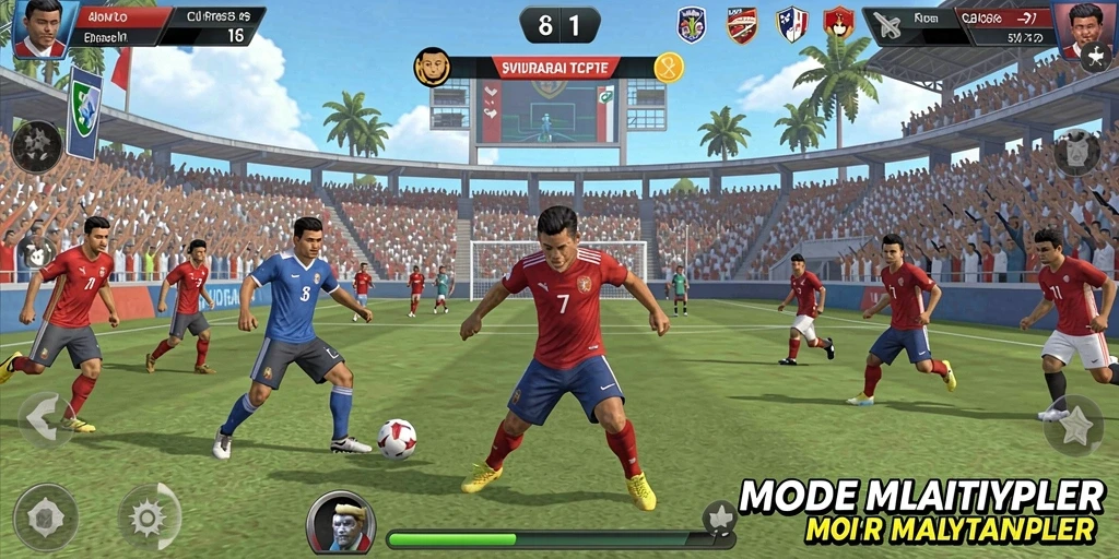 Gameplay yang seru dengan berbagai tantangan menarik.