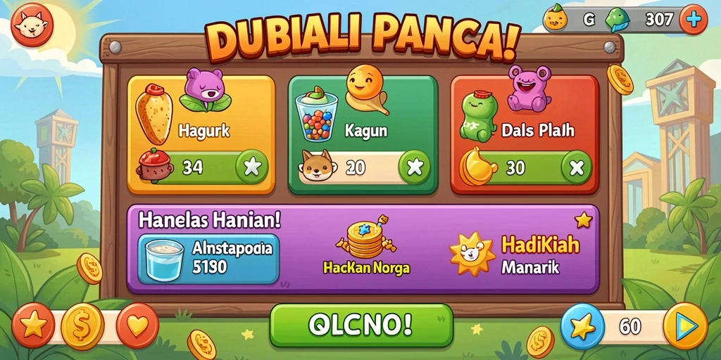 Hadiah bonus harian yang menggiurkan.