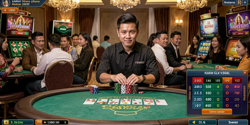 Level permainan yang penuh tantangan.